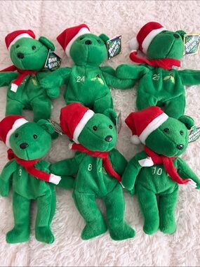 Vintage Salvino's Bamm Beano's MLB Christmas set of 6
